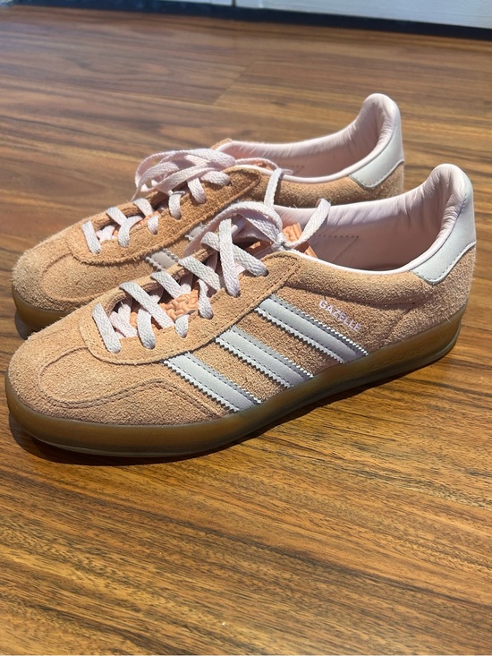 adidas Shoes - Adidas gazelle indoor peach orange pink sneakers size 6